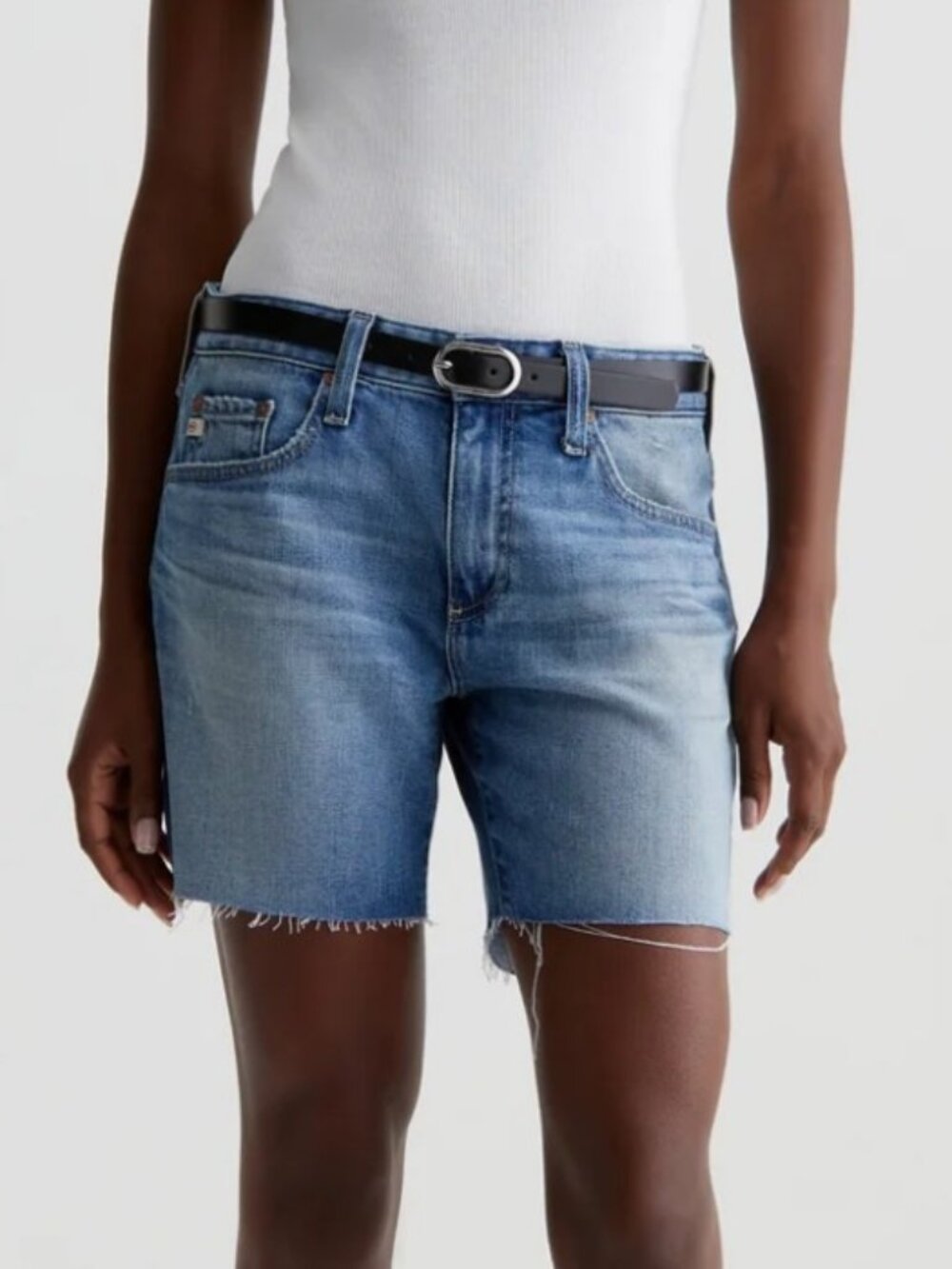 AG Denim Becke Boyfriend Shorts
